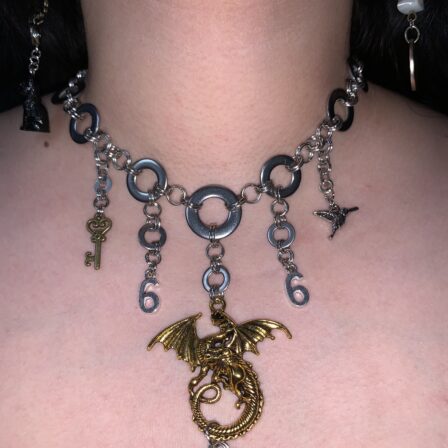 666 angel number necklace