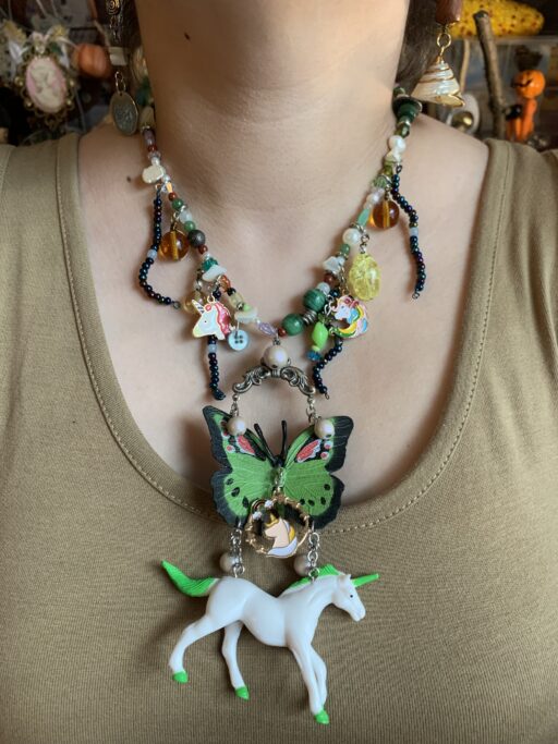 Unicorn and butterflies