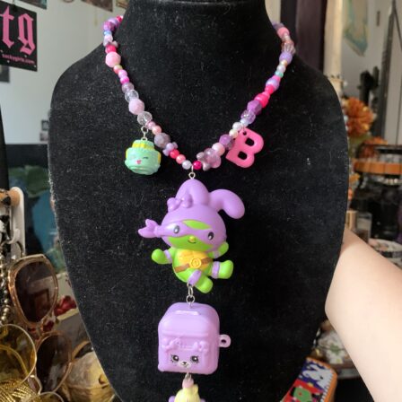 Kawaii pink purple ninja