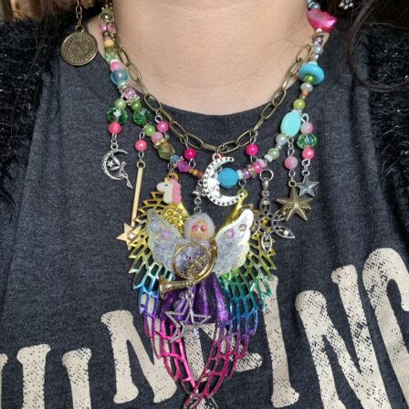 Wrapped in angel wings