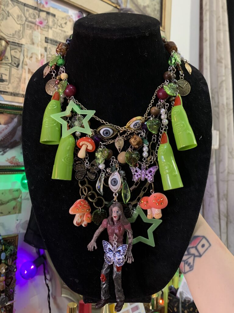 Green zombie fingers